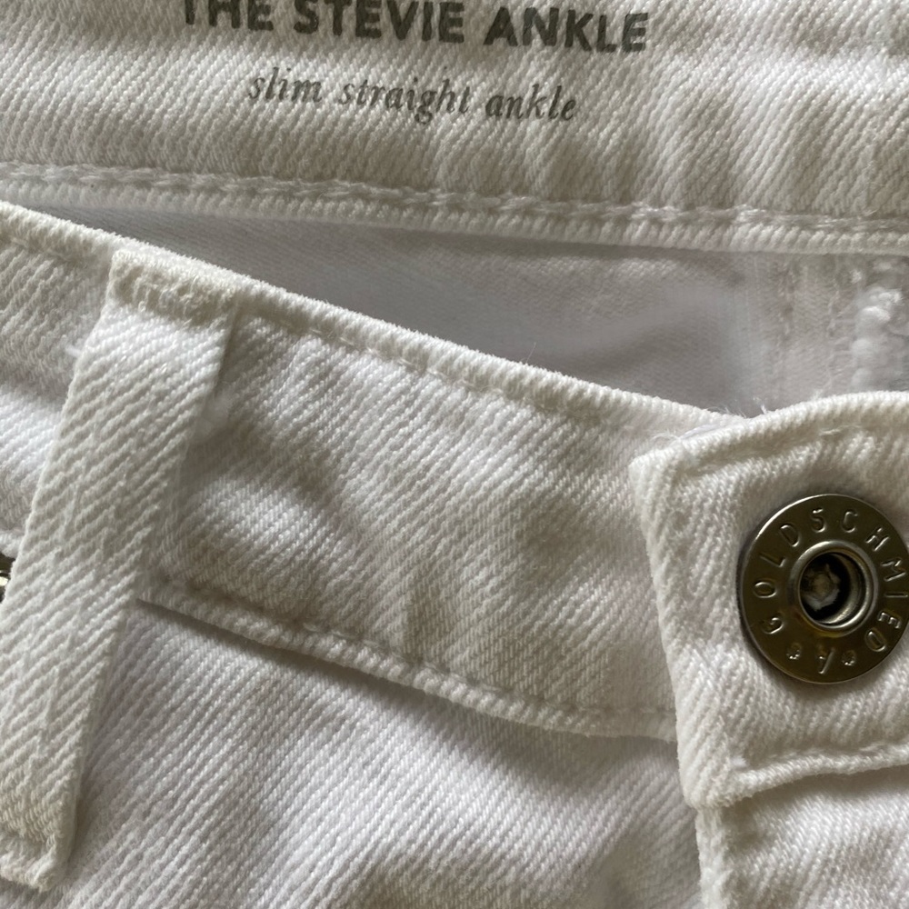 Adriano Goldschmid White The Stevie Ankle Jean - Picture 10 of 13